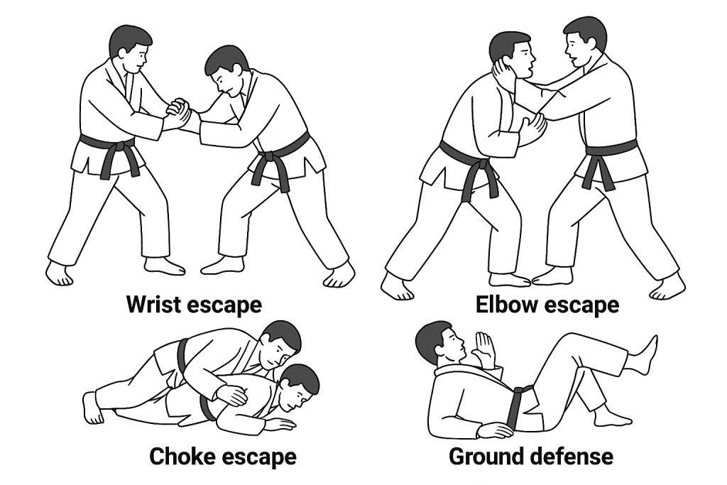 کنترل و رهایی در دفاع شخصی